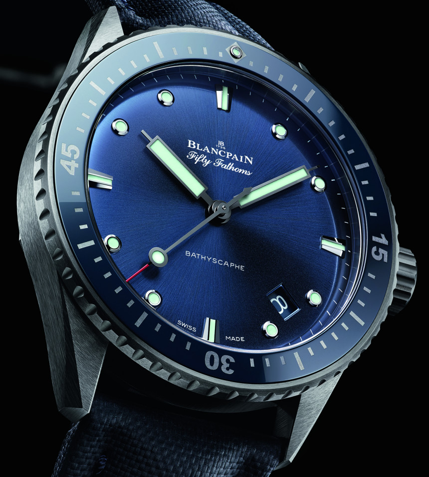 Blancpain Fifty Fathoms Bathyscaphe Replica Watch In Gray Plasma Ceramic Replica Watch Releases 