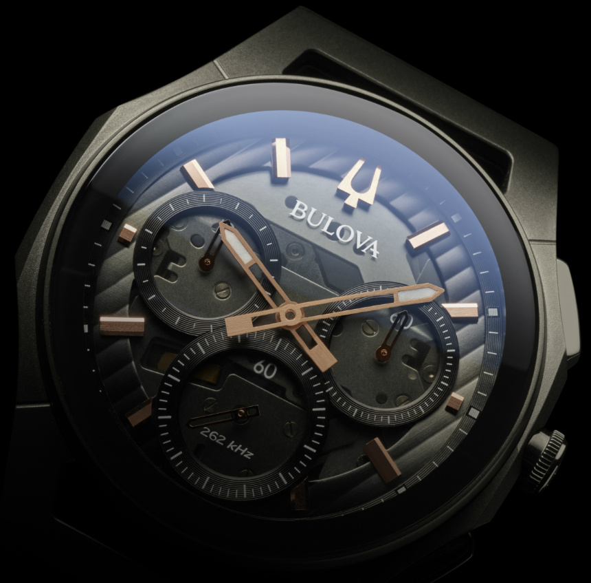 Bulova CURV Replica Watch Features World's First Curved Chronograph Movement Replica Watch Releases 