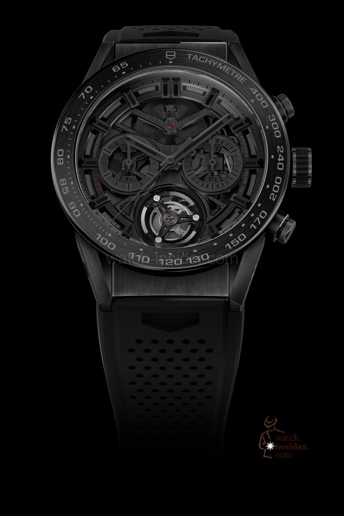 TAG Heuer CARRERA Heuer-02T COSC-certified automatic chronograph with Tourbillon