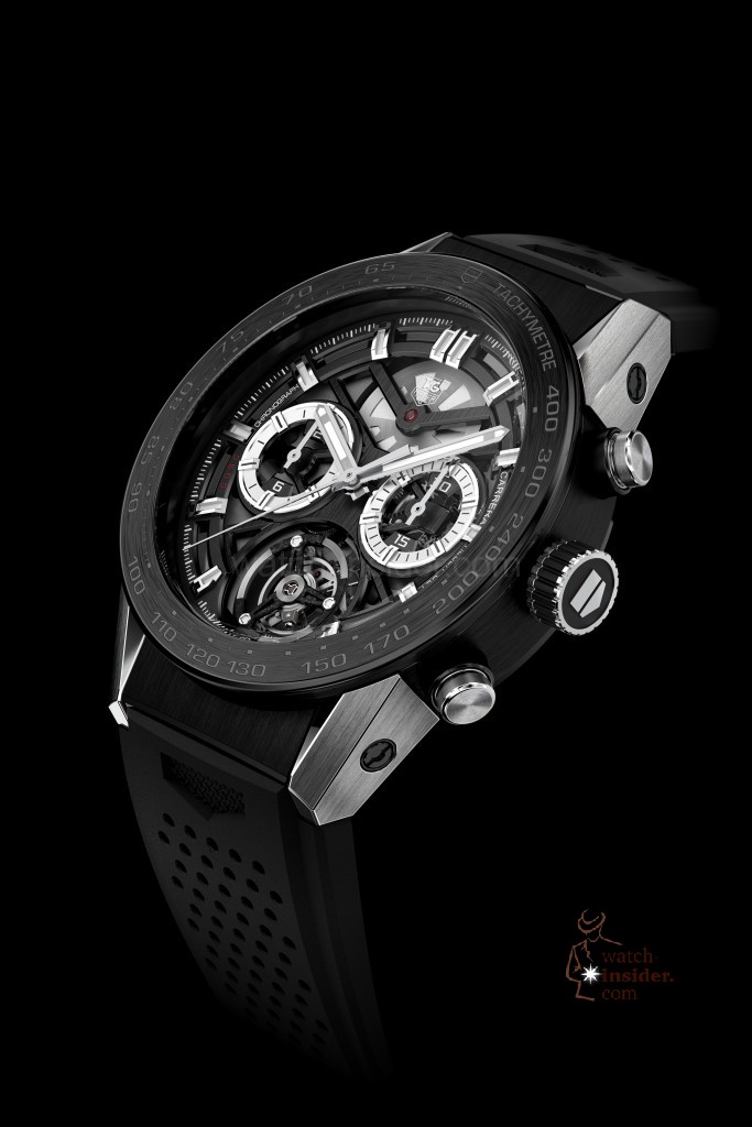TAG Heuer CARRERA Heuer-02T COSC-certified automatic chronograph with Tourbillon