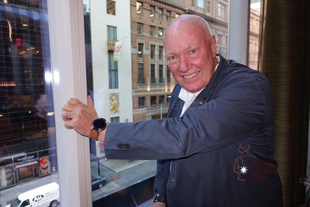 Jean-Claude Biver, wearing the new TAG Heuer Connected replica watch. #ConnectedToEternity