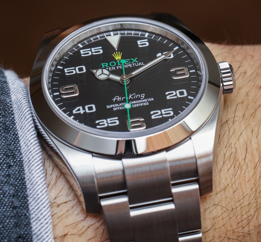 New 2016 Rolex Oyster Perpetual Air-King Replica Watch Hands-On Hands-On 