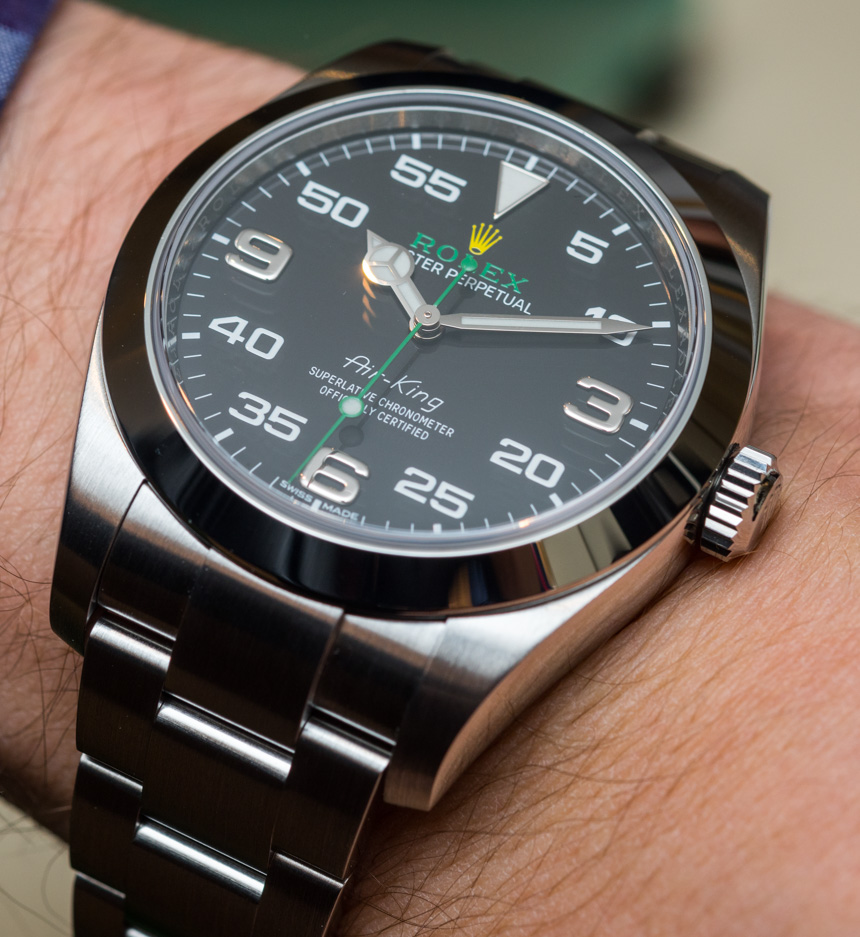 New 2016 Rolex Oyster Perpetual Air-King Replica Watch Hands-On Hands-On 