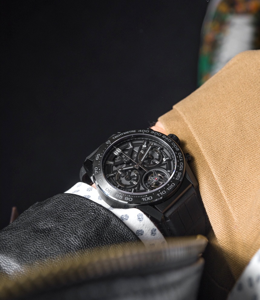 TAG Heuer Carrera Heuer-02T $15,000 Tourbillon Chronograph Replica Watch Hands-On Hands-On 