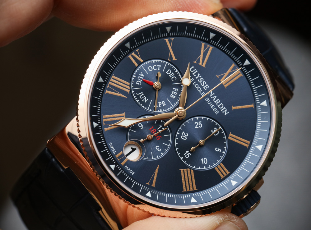 Ulysse Nardin Marine Chronograph Annual Calendar Replica Watch Hands-On Hands-On 