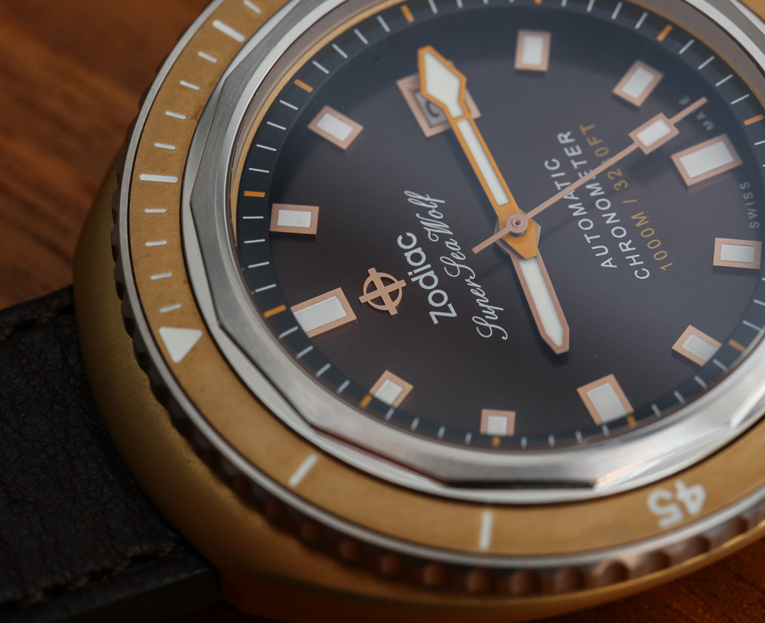 Zodiac Super Sea Wolf 68 Bronze & Other New 2016 Replica Watches Hands-On Hands-On 