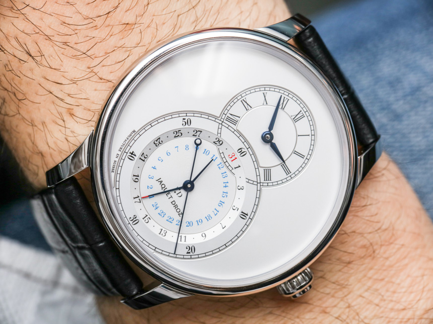 Jaquet Droz Grande Seconde Dual Time Replica Watch Hands-On Hands-On 