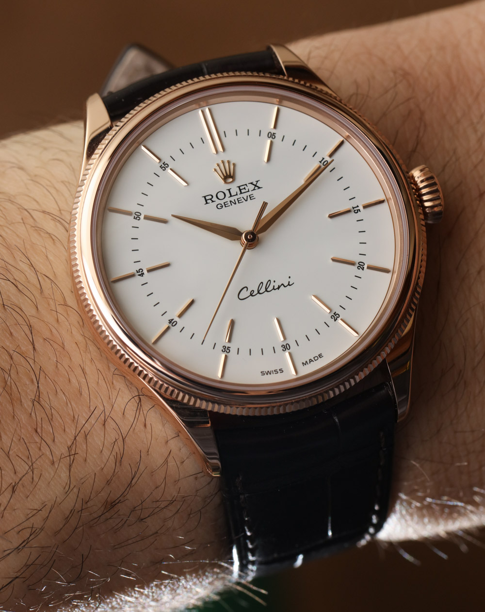 Rolex Cellini Time Replica Watch For 2016 With 'Clean Dial' Hands-On Hands-On 