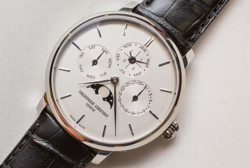 Frédérique Constant Slimline Perpetual Calendar Manufacture Replica Watch Hands-On Hands-On 