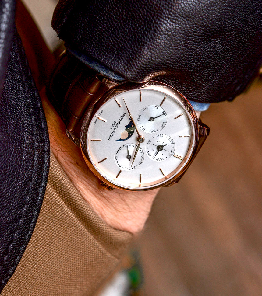 Frédérique Constant Slimline Perpetual Calendar Manufacture Replica Watch Hands-On Hands-On 