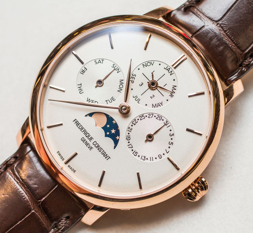 Frédérique Constant Slimline Perpetual Calendar Manufacture Replica Watch Hands-On Hands-On 