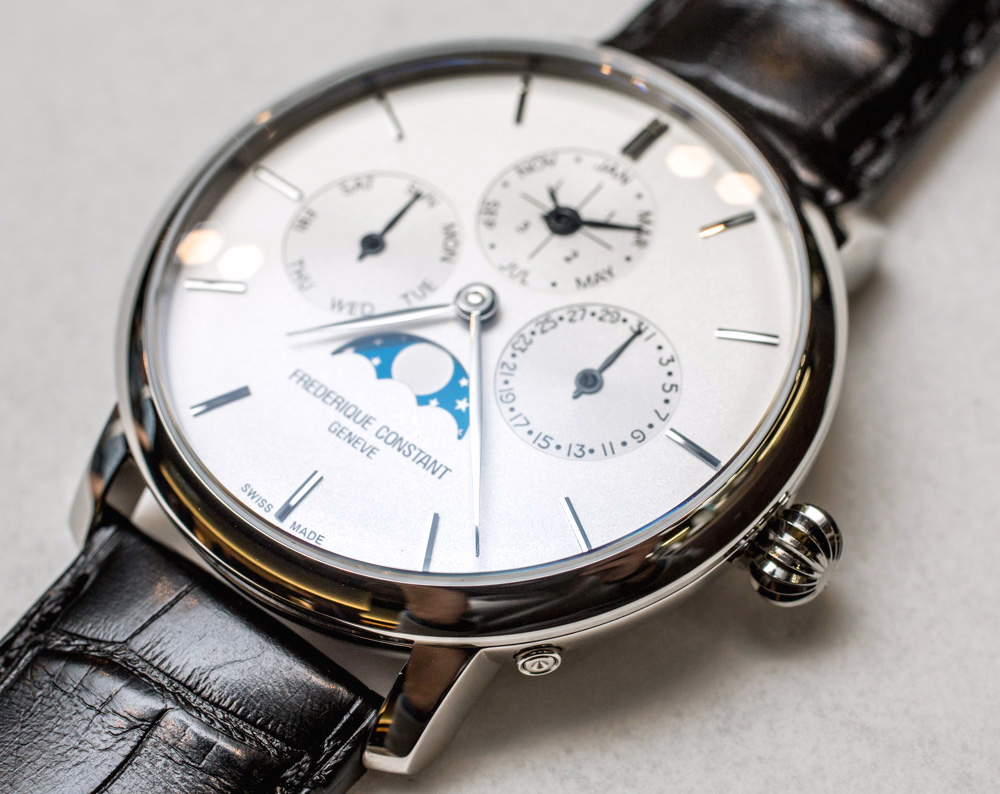 Frédérique Constant Slimline Perpetual Calendar Manufacture Replica Watch Hands-On Hands-On 