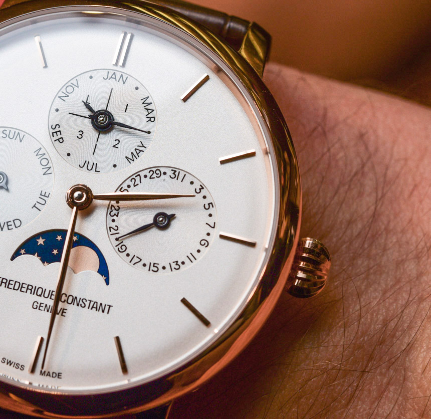 Frédérique Constant Slimline Perpetual Calendar Manufacture Replica Watch Hands-On Hands-On 