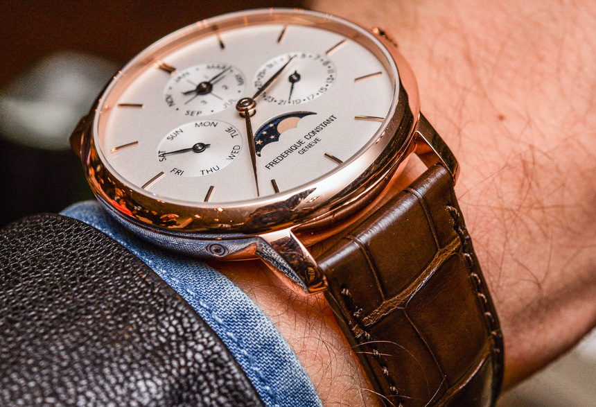 Frédérique Constant Slimline Perpetual Calendar Manufacture Replica Watch Hands-On Hands-On 