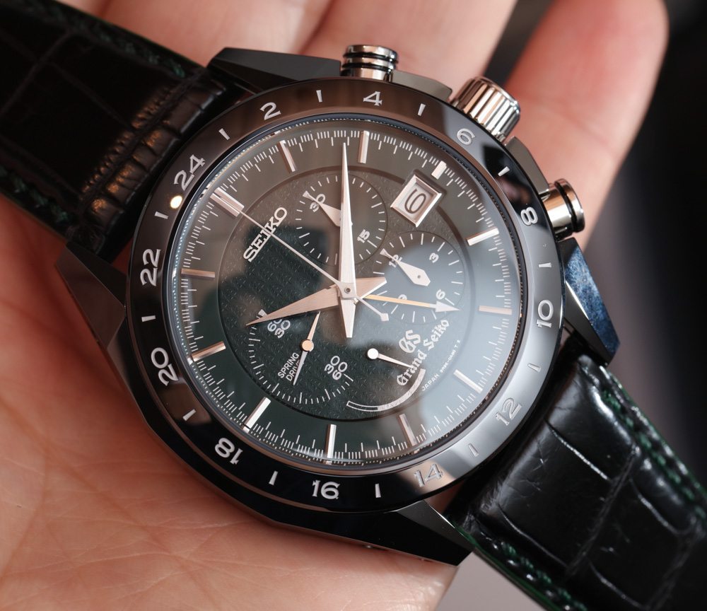 Grand Seiko Black Ceramic Limited Edition Chronograph SBGC017 Replica Watch Hands-On Hands-On 