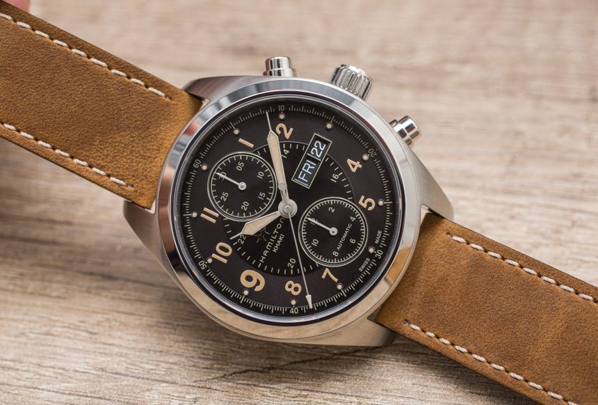 Hamilton Khaki Field Auto Chrono Replica Watch Hands-On Hands-On 