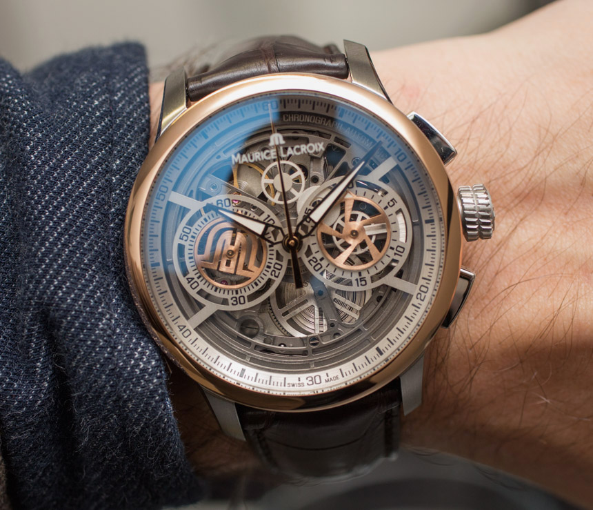 Maurice Lacroix Masterpiece Chronograph Skeleton Replica Watch Hands-On Hands-On 