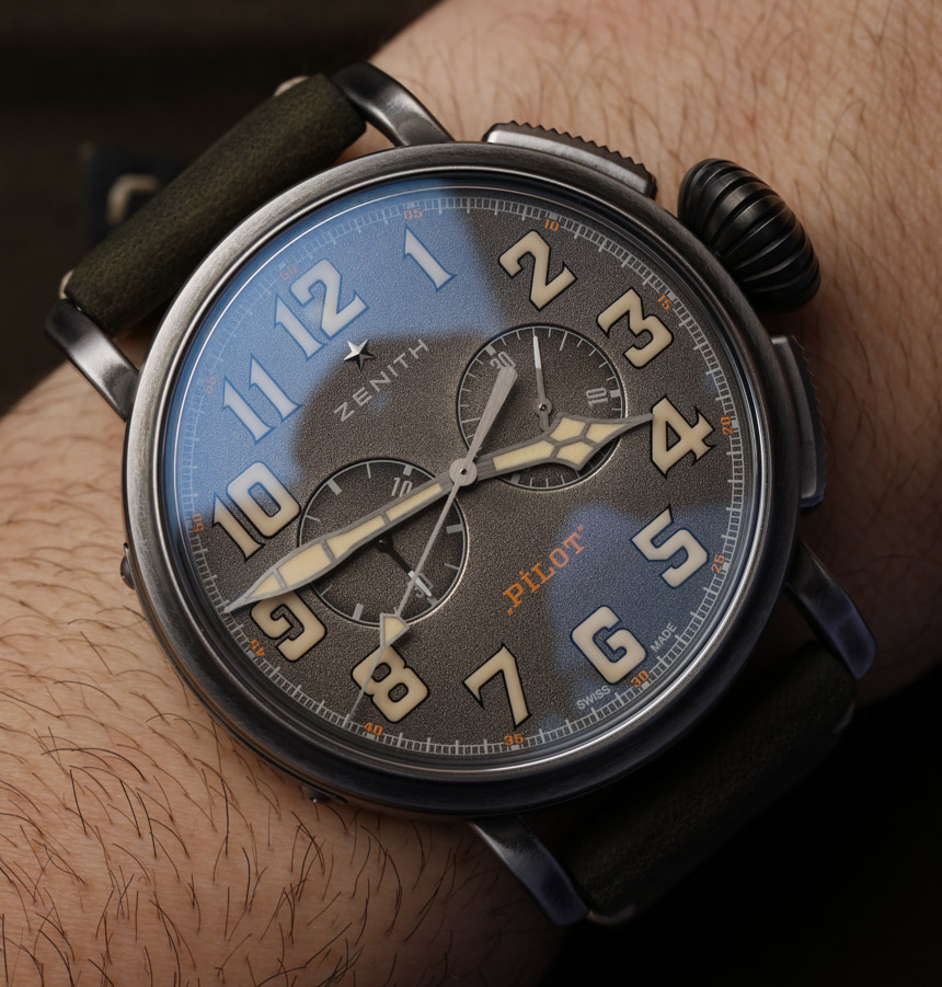 Zenith Heritage Pilot Cafe Racer Spirit Replica Watch Hands-On Hands-On 