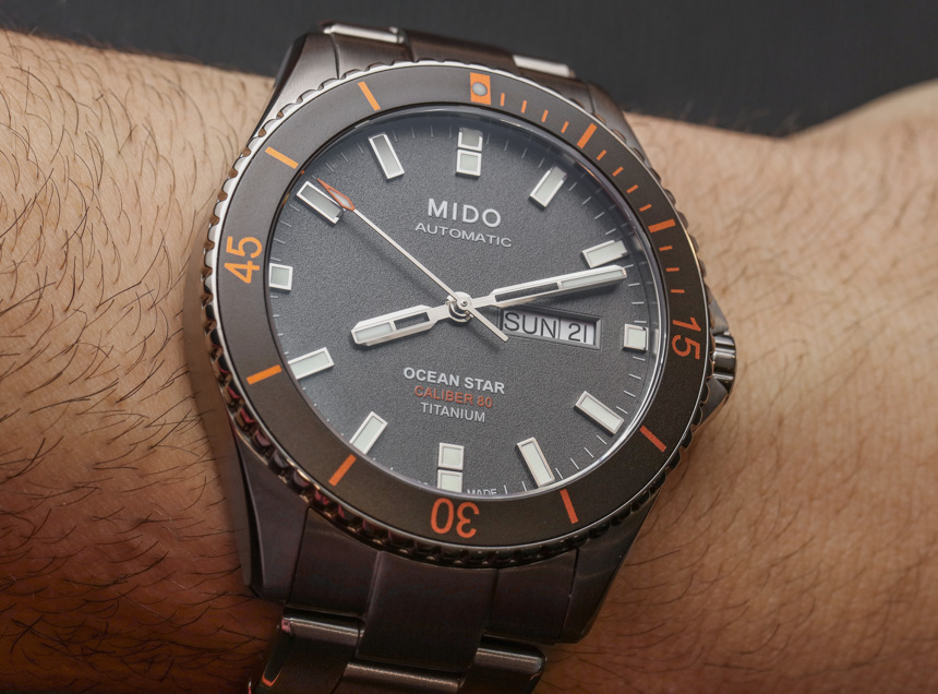 Mido Ocean Star Captain V Titanium Replica Watch Hands-On Hands-On 