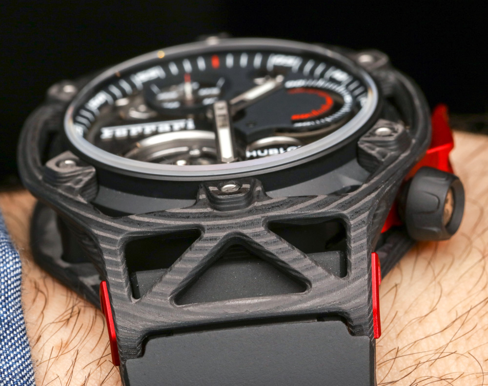 Hublot Techframe Ferrari 70 Years Tourbillon Chronograph Replica Watch Hands-On Hands-On 