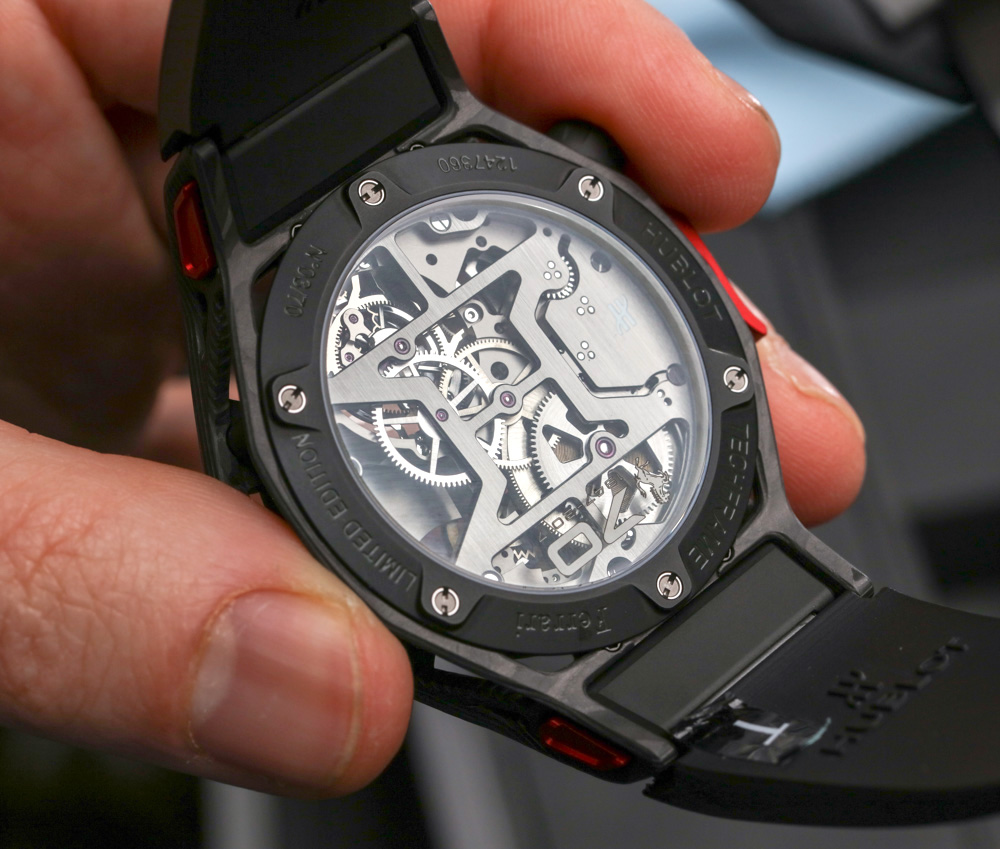 Hublot Techframe Ferrari 70 Years Tourbillon Chronograph Replica Watch Hands-On Hands-On 