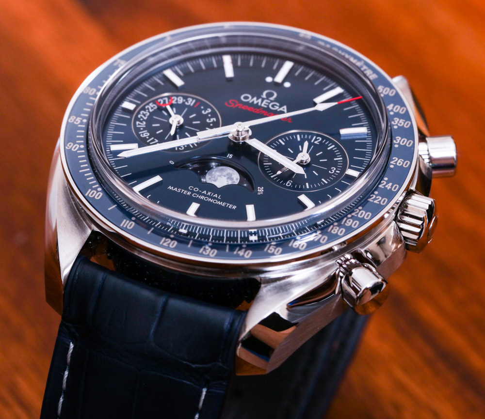 Omega Speedmaster Moonwatch Co-Axial Master Chronometer Moonphase Chronograph Replica Watch Review Wrist Time Reviews 