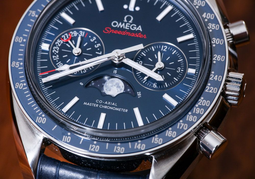 Omega Speedmaster Moonwatch Co-Axial Master Chronometer Moonphase Chronograph Replica Watch Review Wrist Time Reviews 