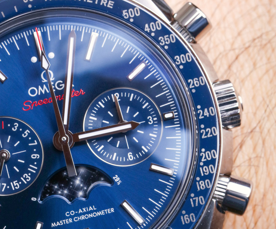 Omega Speedmaster Moonwatch Co-Axial Master Chronometer Moonphase Chronograph Replica Watch Review Wrist Time Reviews 