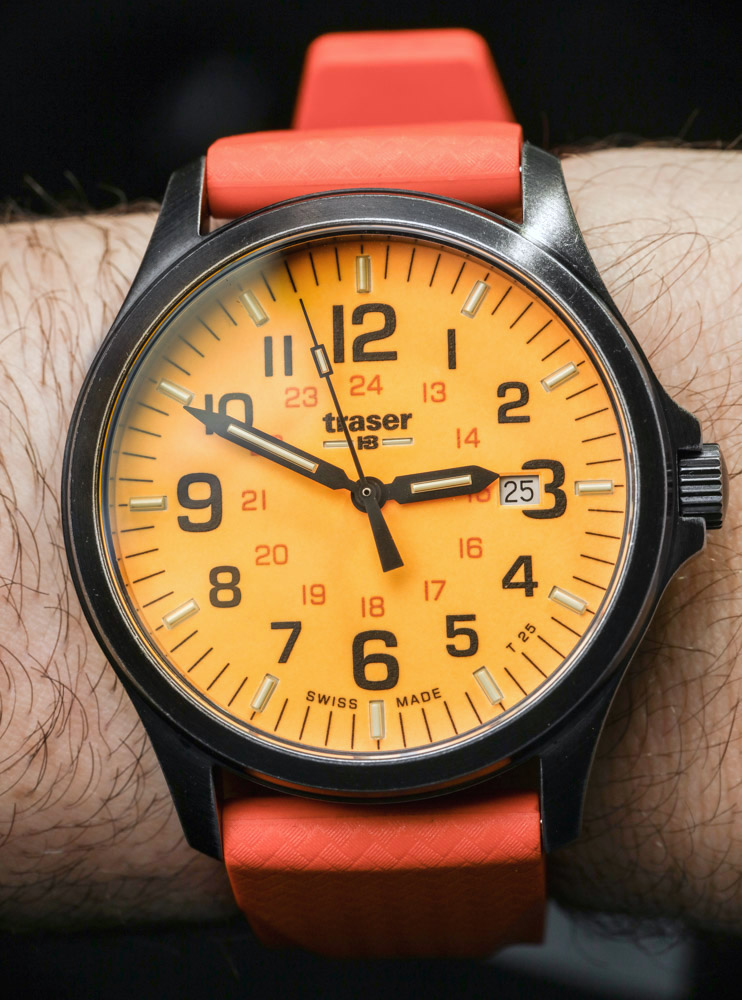 Traser P67 Officer Pro Gun Metal Lime & Orange Replica Watches Hands-On Hands-On 