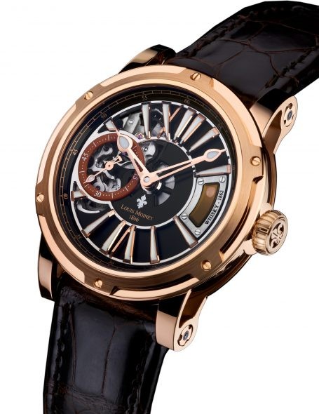 Louis Moinet Whisky Replica Watch in Gold