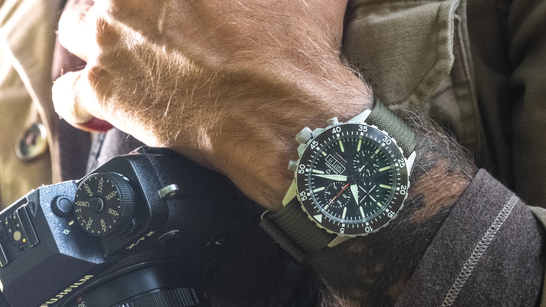 The Draken Kruger V2 is the perfect lightweight tactical chronograph