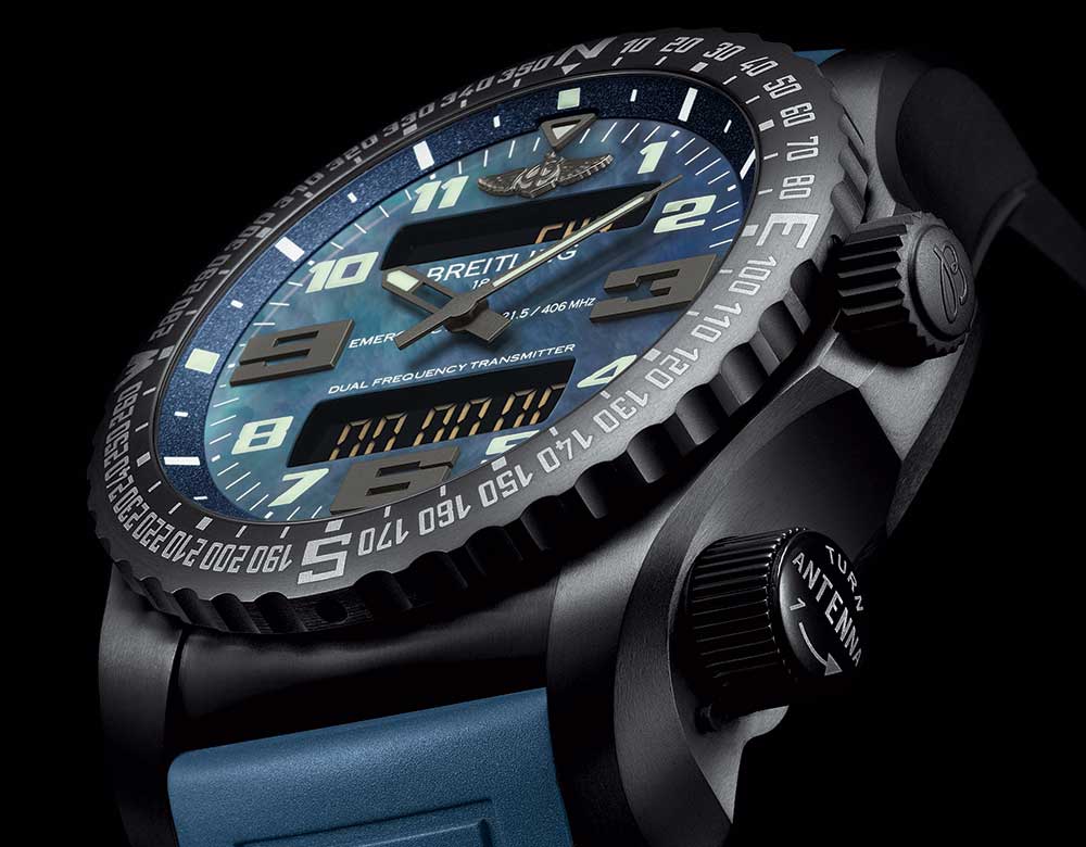 breitling emergency night mission blue