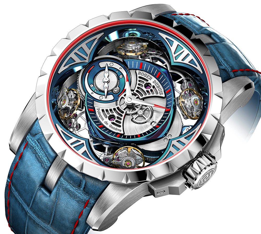 Roger Dubuis Excalibur Quatuor Cobalt MicroMelt Watch Watch Releases 