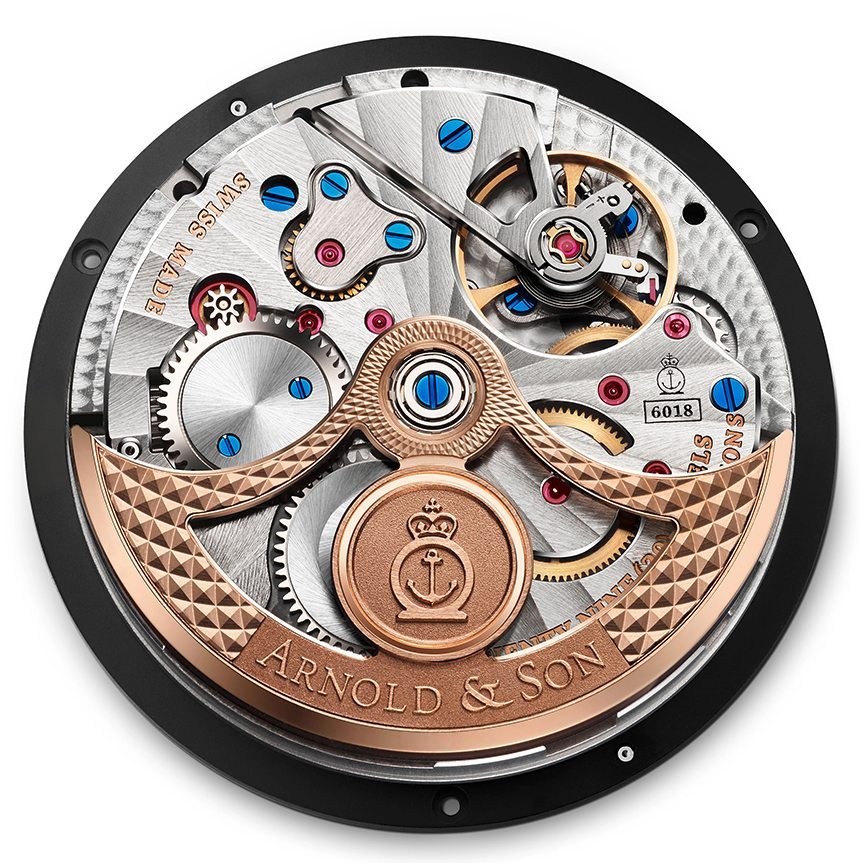 Updated Arnold & Son Golden Wheel Watch With Wandering Hours Watch Releases 