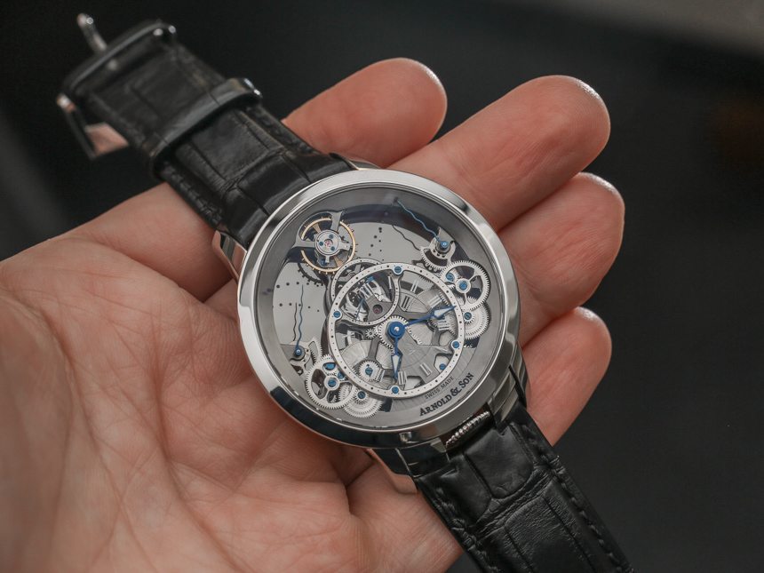 Arnold & Son Time Pyramid Translucent Back Watch Hands-On Hands-On 