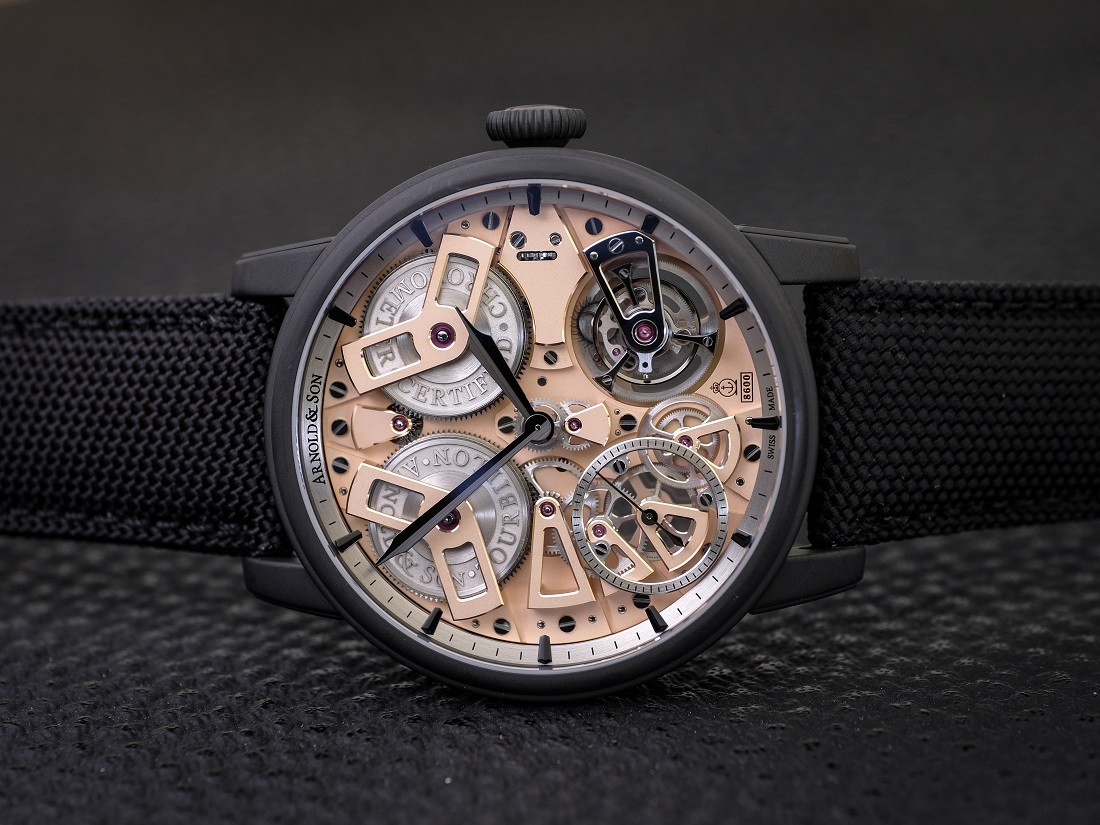 Arnold & Son Tourbillon Chronometer No. 36 Gunmetal Watch Watch Releases 