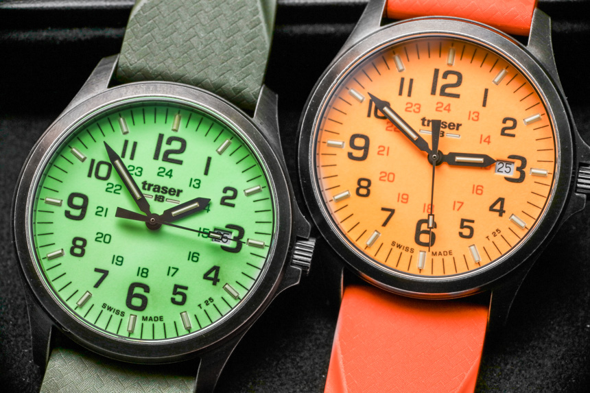 Traser P67 Officer Pro Gun Metal Lime & Orange Replica Watches Hands-On Hands-On 